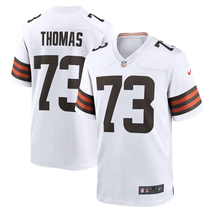 Men Cleveland Browns #73 Joe Thomas Nike White Retired Game Player NFL Jersey